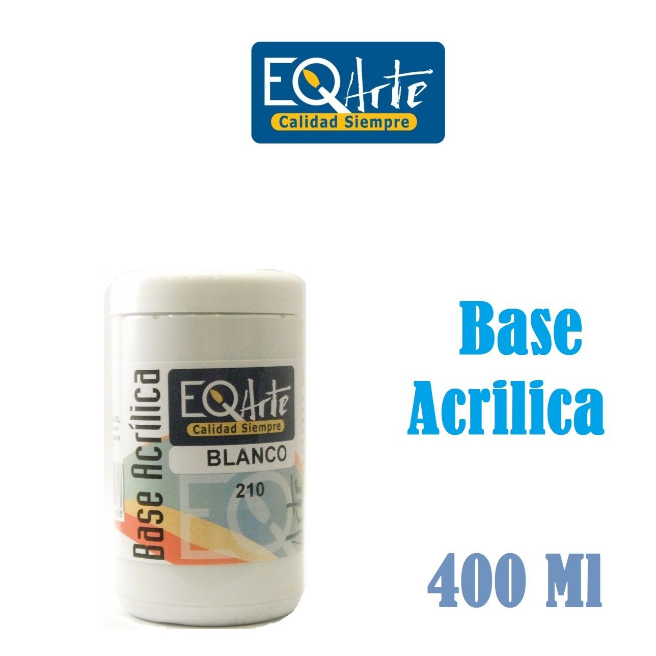 BASE ACRILICA EQ ARTE x 400 ml BLANCA