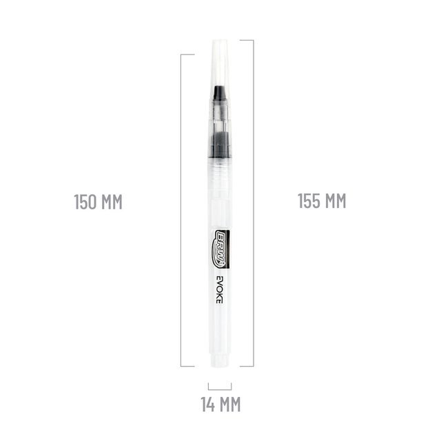 PINCELES CON DEPOSITO DE AGUA RECARGABLES x 4 (Fino, Medio , Grueso y Chato)