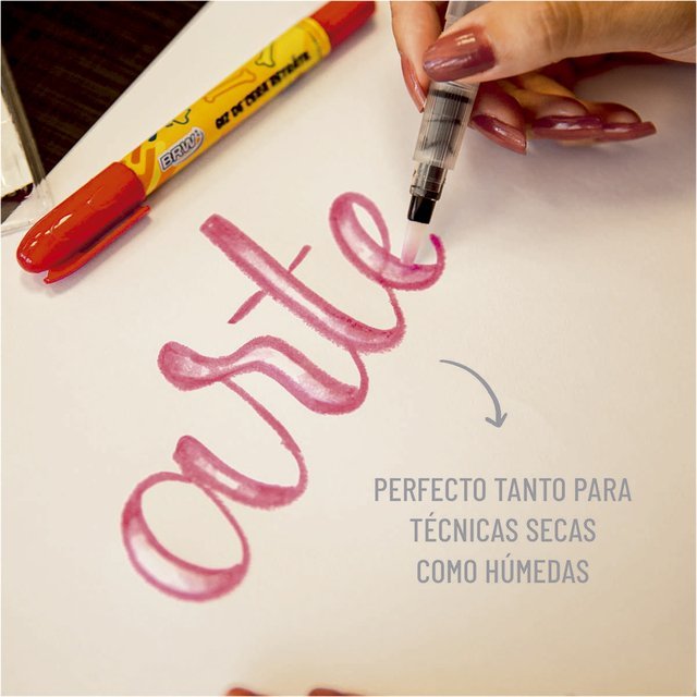 PINCELES CON DEPOSITO DE AGUA RECARGABLES x 4 (Fino, Medio , Grueso y Chato)