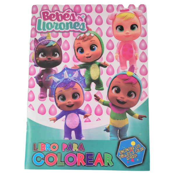 LIBRITOS PARA COLOREAR "BEBES LLORONES"