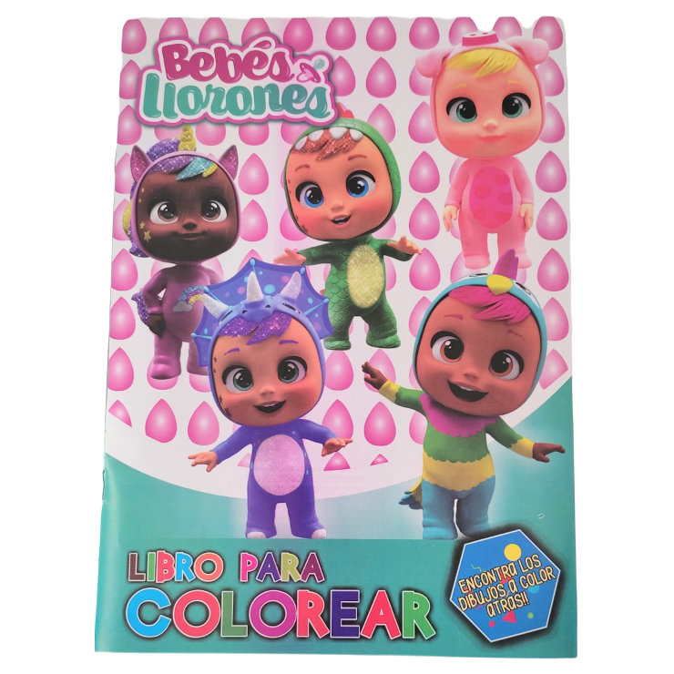 LIBRITOS PARA COLOREAR "BEBES LLORONES"