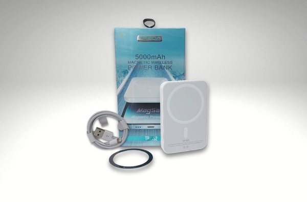 Cargador Portátil Inalámbrico * TREQA TR-952 * Magnético 5000 Mah (Incluye Aro magnético c/ adhesivo) (copia)