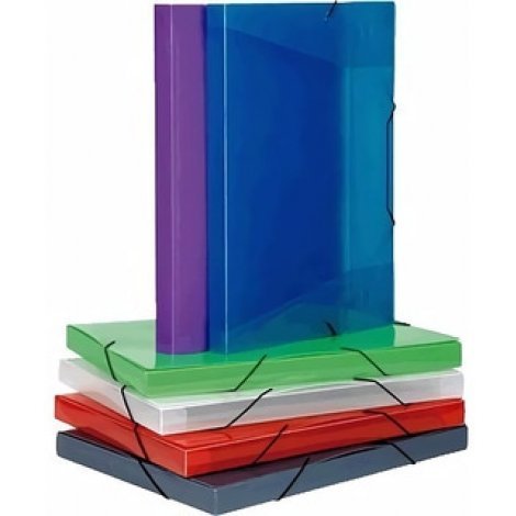 Caja Archivo Oficio * 2 cm de Polipropileno * C/ Elástico (se puede usar como Carpeta)