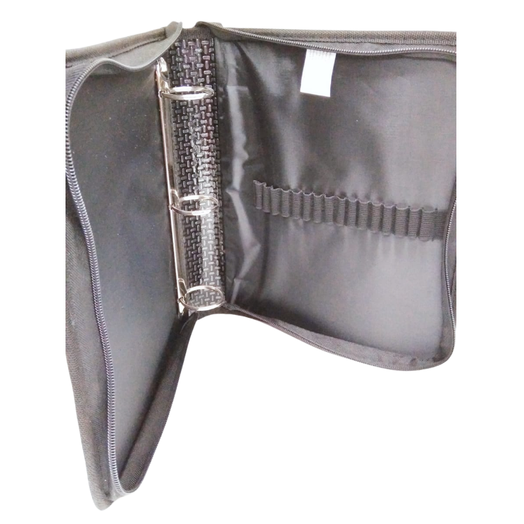 Carpetas 3 anillos C/ Cierre " Gris C/ Rosa " College *Cod 431*