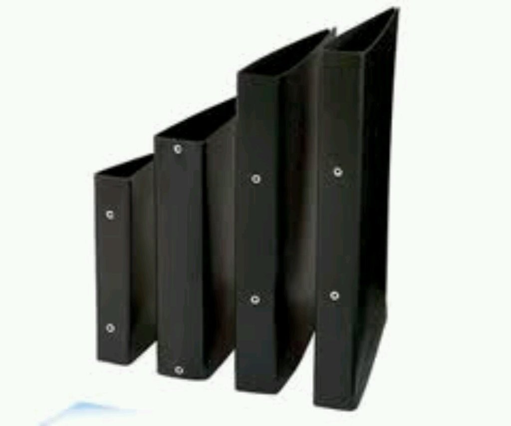 Carpeta * Esquelita * Fibra Negra ( Para Fichas N° 1 y N° 2 )