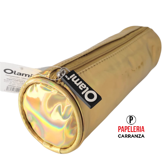 CARTUCHERAS TUBO "ORO METALIZADAS" TAMAÑO MEDIANO