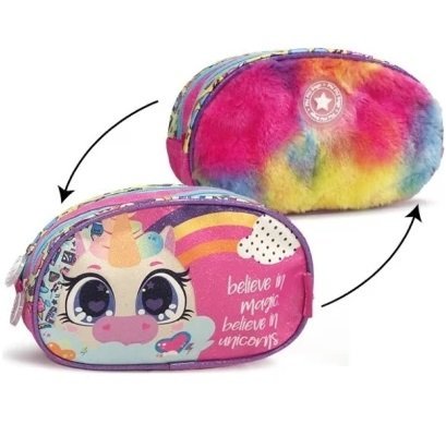 CARTUCHERAS *UNICORNIOS PELUCHE* PHI PHI BAGS GRANDE 2 CIERRES