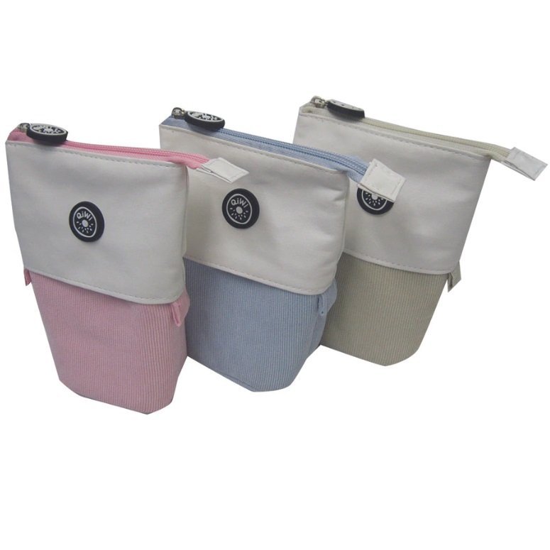 CARTUCHERA PORTA LAPIICES * QIWI ORGANIZADOR * RETRACTIL (MEDIANA) CAW139