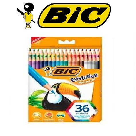 Lapices Bic x 36 Colores