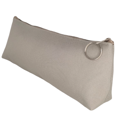 CARTUCHERA MEDIANA "GRIS CLARO"