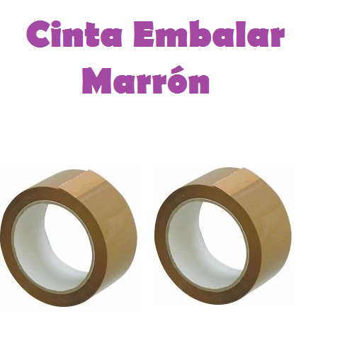 CINTA ADHESIVA " Marrón " DE EMBALAR 48 X 40 MTS Auca