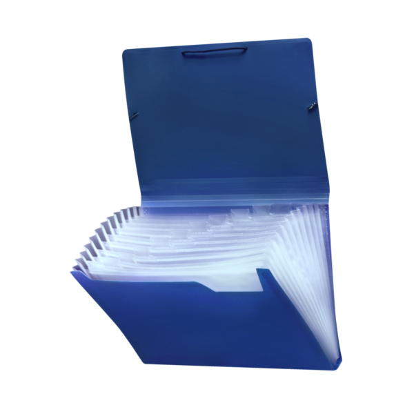 Clasificador RIDEO 13 divisiones TAMAÑO A4 // Azul //