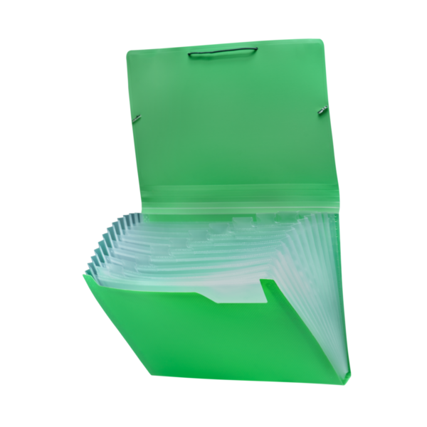 Clasificador RIDEO 13 divisiones TAMAÑO A4 // Verde //