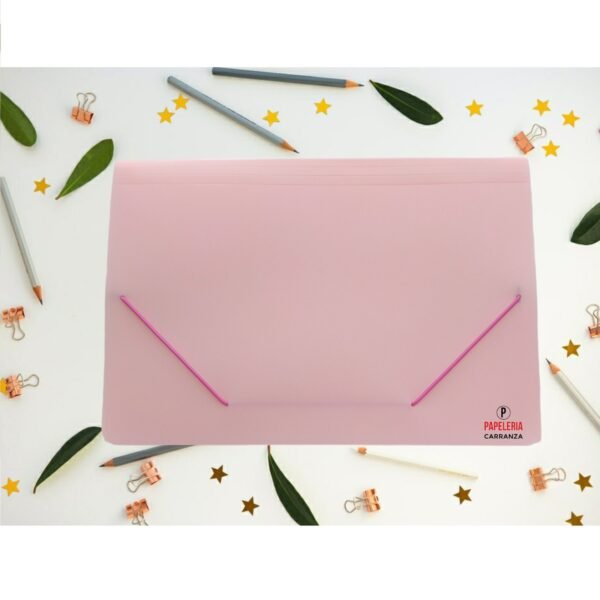 Clasificador RIDEO 13 divisiones TAMAÑO A4 // Rosa Pastel //