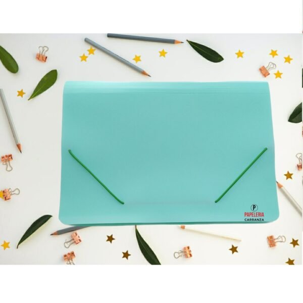 Clasificador RIDEO 13 divisiones TAMAÑO A4 // Verde Pastel //