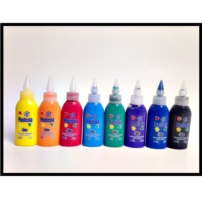 Adhesivo Vinilico de "COLOR" x 40 gr PLASTICOLA