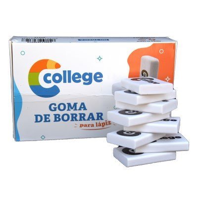Goma de Borrar COLLEGE // x 2 unidades // Para Lapiz