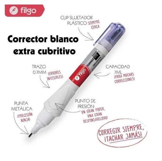 Corrector Filgo 7 ML