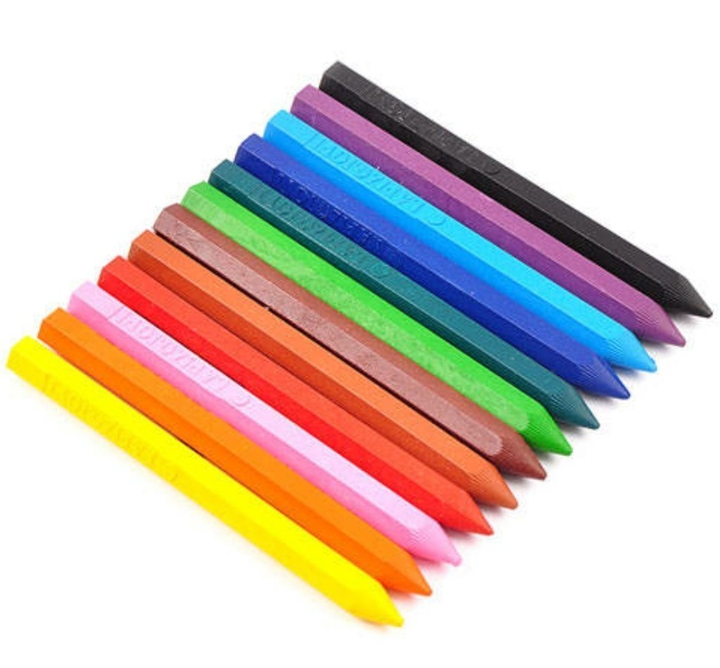 Crayones KIRUKI x 12 Largos (Tipo JOVI)