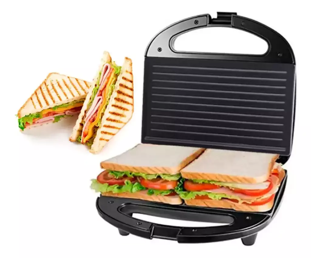 SANDWICHERA TOSTADORA GRILL ANTIADHERENTE 750W STAR VISION / ORYX