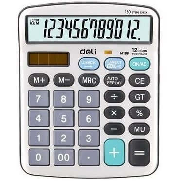 Calculadora METAL DELI "CORE" 19810 TAMAÑO MEDIANO (super reforzada)