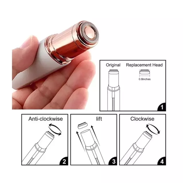 DEPILADORA ELECTRICA * FACIAL, Y CORPORAL * BLAWLESS 2 EN 1 (Puntas Intercambiables)