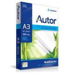 Resma de Papel " Autor " A3 80 Gr