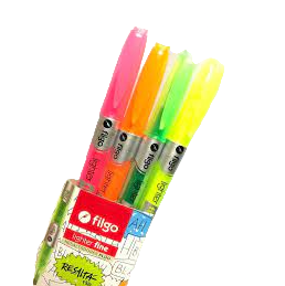 Resaltadores Filgo Flúo x 4 (Neón)