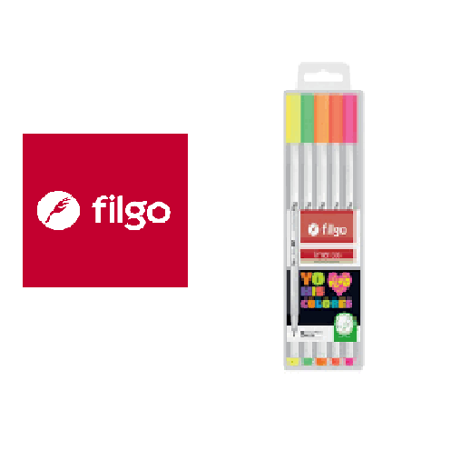Microfibras Filgo Flúo x 5 (Neón)