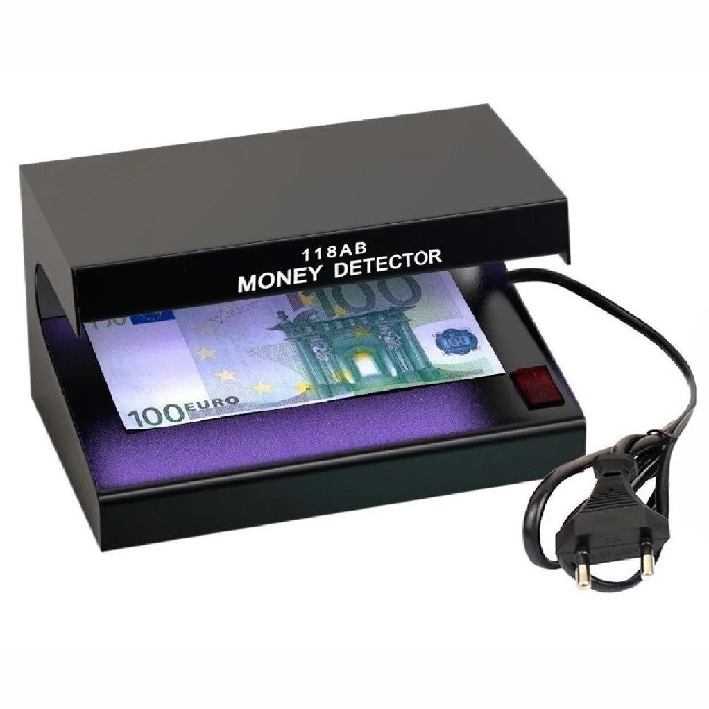 Maquina Eléctrica Detecta Billetes Falsos Ultra violeta (Pesos, Dolares y Euros)