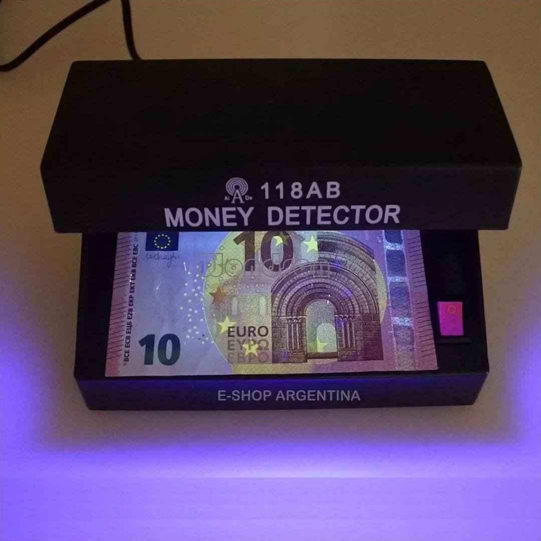 Maquina Eléctrica Detecta Billetes Falsos Ultra violeta (Pesos, Dolares y Euros)