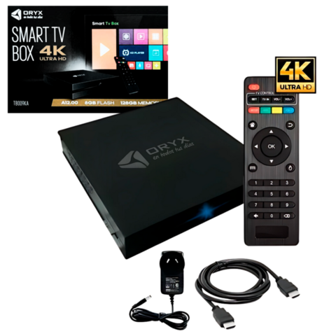 TV BOX ORYX 4K ULTRA HD * TRANSFORMA TU TV EN SMART * - ANDROID -