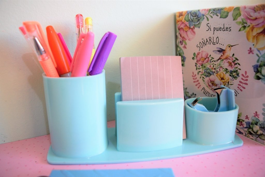 Organizadores de Escritorio Liggo " Celeste Pastel "