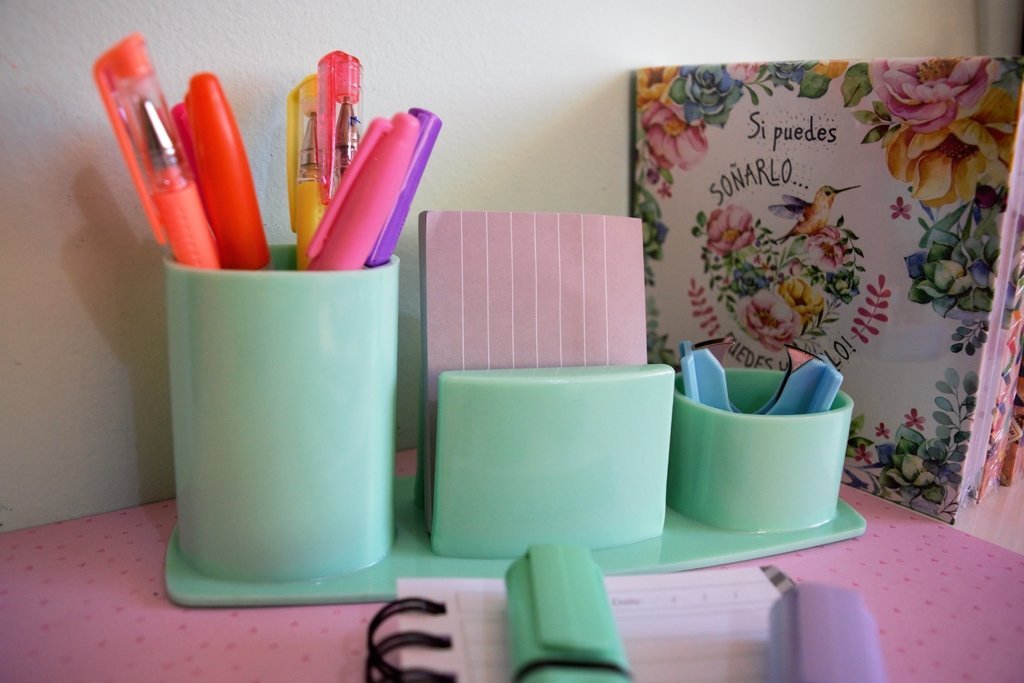 Organizadores de Escritorio Liggo " Verde Pastel "