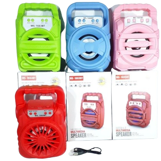 Parlante HI-FI " PASTEL " Bluetooth Inalámbrico C/ LUZ + Entrada USB