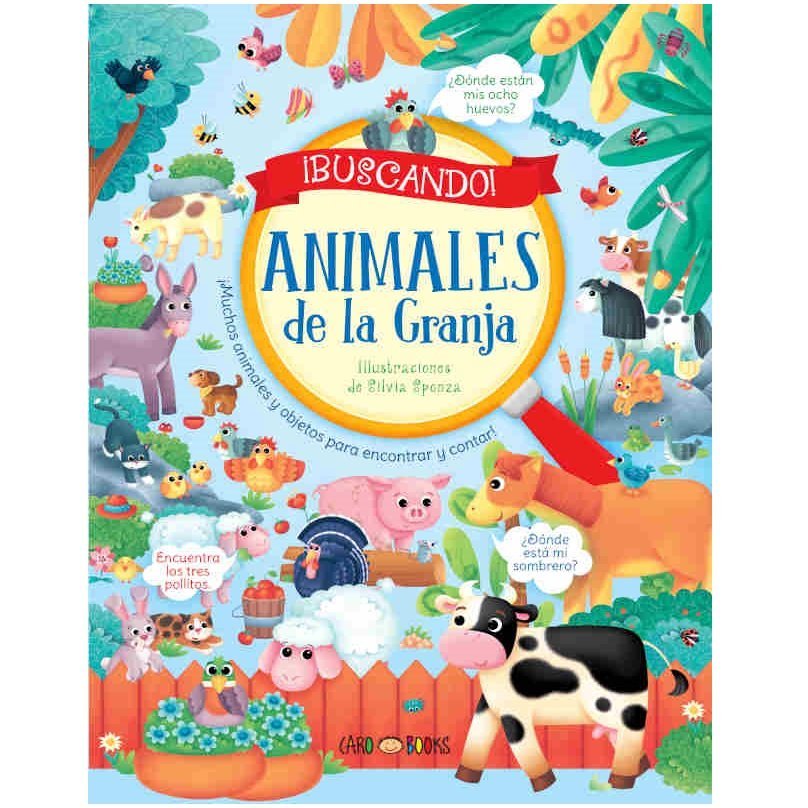 BUSCANDO - ANIMALES DE LA GRANJA - // TAPA SEMI RIGIDA 28X22 32 PAGINAS // (ARTEMISA)