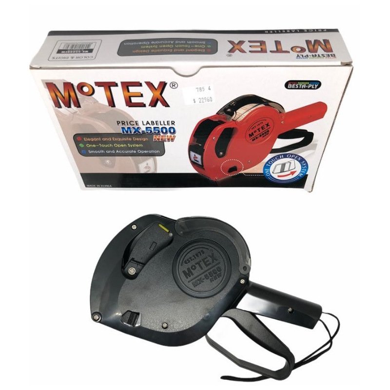 Maquina Etiquetadora de Precios "MOTEX NEGRO 6 DIGITOS MX - 5500"
