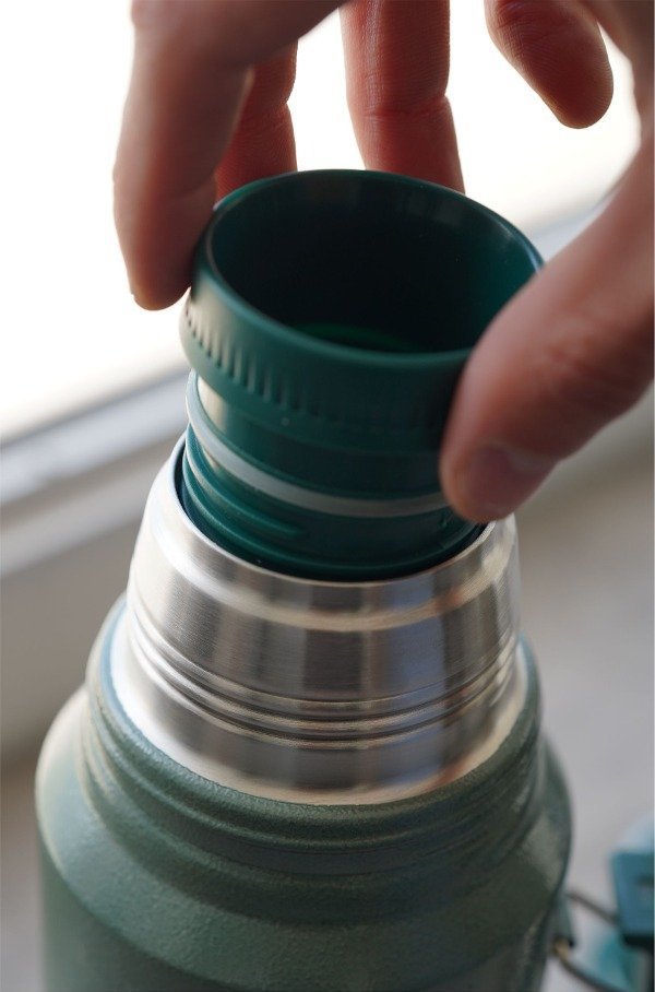 TERMO TIPO * STANLEY 1 LITRO CON TAPA DE MATE * ACERO INOXIDABLE DOBLE CAPA (CALIDAD ORIGINAL)