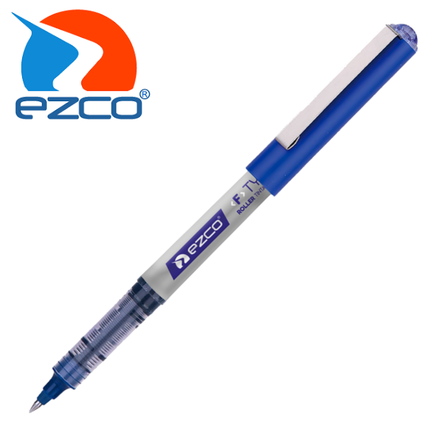 Lapiceras Roller "Ezco Punta Flecha" Tinta AZUL 0,7mm