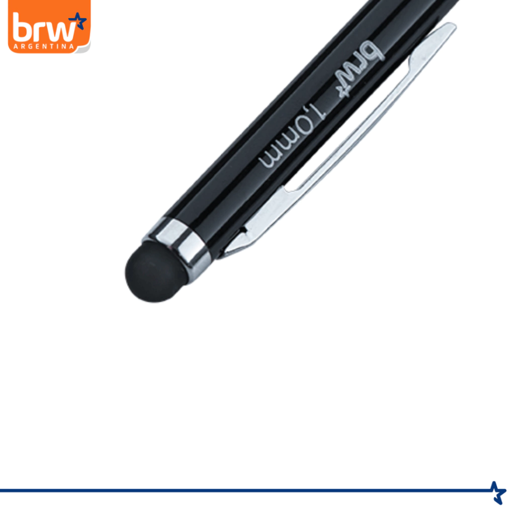 Lapiceras C/ Tactil * TOUCH PRIME * Para Celular + Boligrafo tinta Azul (Linea PREMIUM) BRW