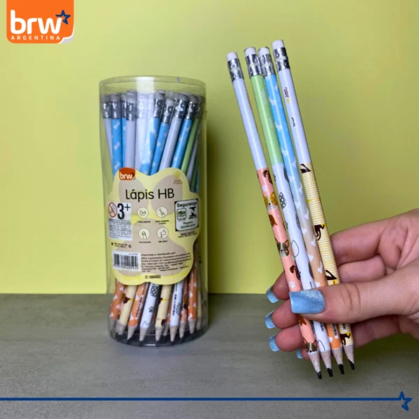 Lapiz Negro BRW Grafito ** BEST FRIENDS (MASCOTAS) **
