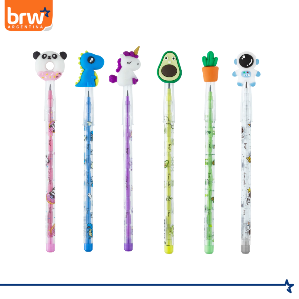 Lapiz Negro BRW ** CAMBIA PUNTAS ** 1.6 mm