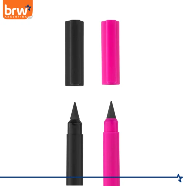 Lapiz Infinito BRW Grafito Negro C/ Tapa protectora