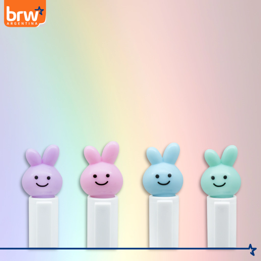 PORTAMINAS BRW ** CONEJITOS PASTEL**  0.7 mm