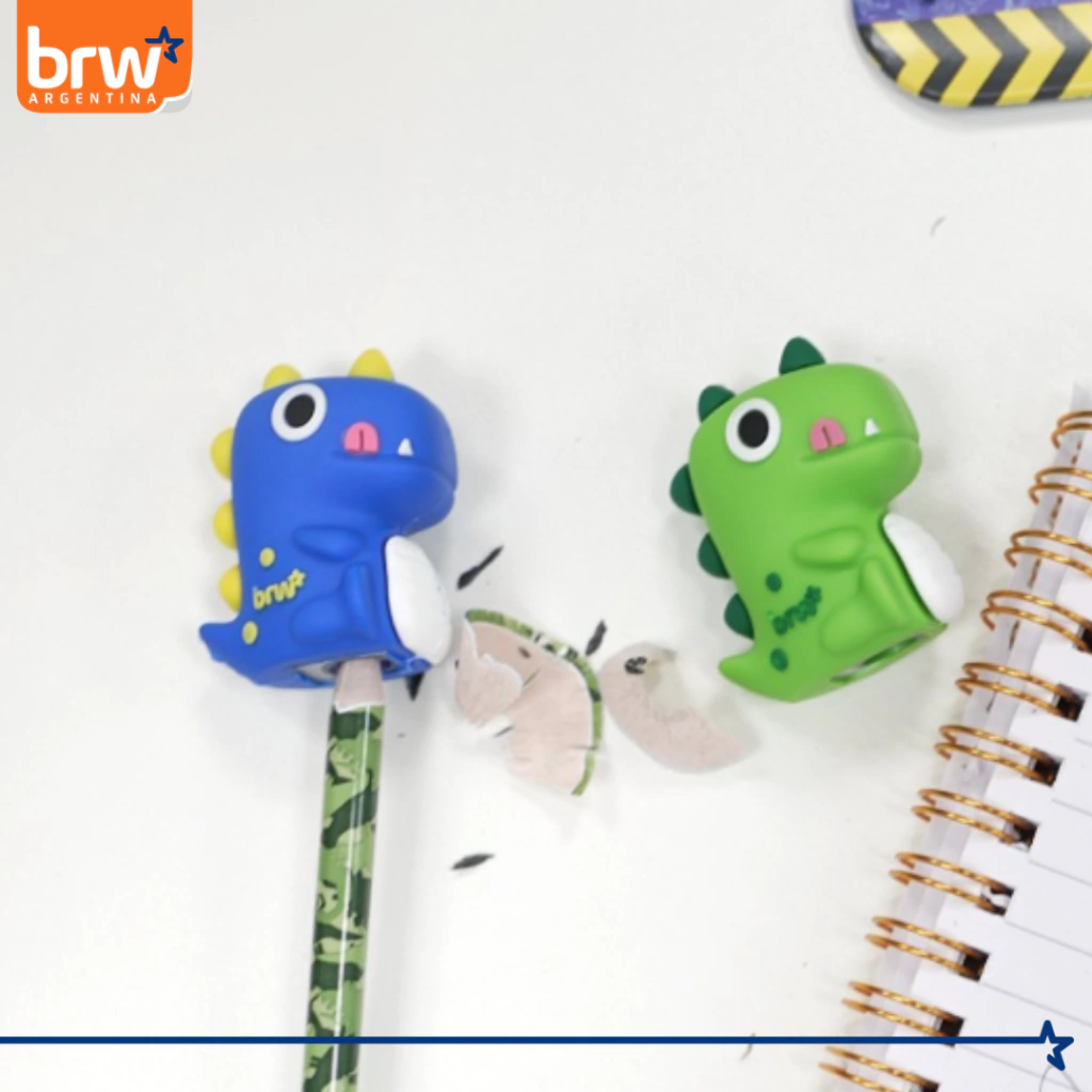 Sacapunta Con Formas " Dinosaurios " BRW 1 B0ca (Excelente Calidad)