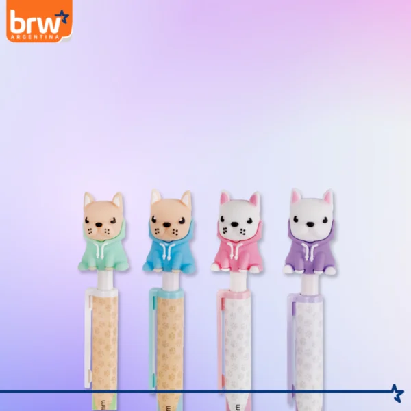 PORTAMINAS BRW ** Perritos PUG ** 0.7 mm