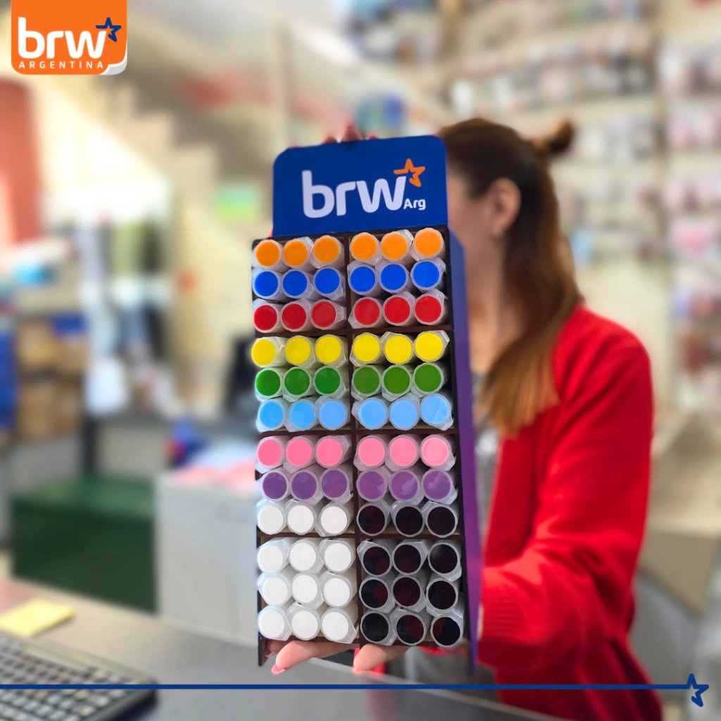 MARCADOR DE ACRILICO BRW " AZUL " ACRYLIC PUNTAS INTERCAMBIABLES