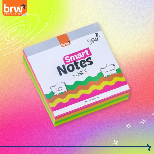 Notas Adhesivas BRW * NEÒN * 200 HOJAS