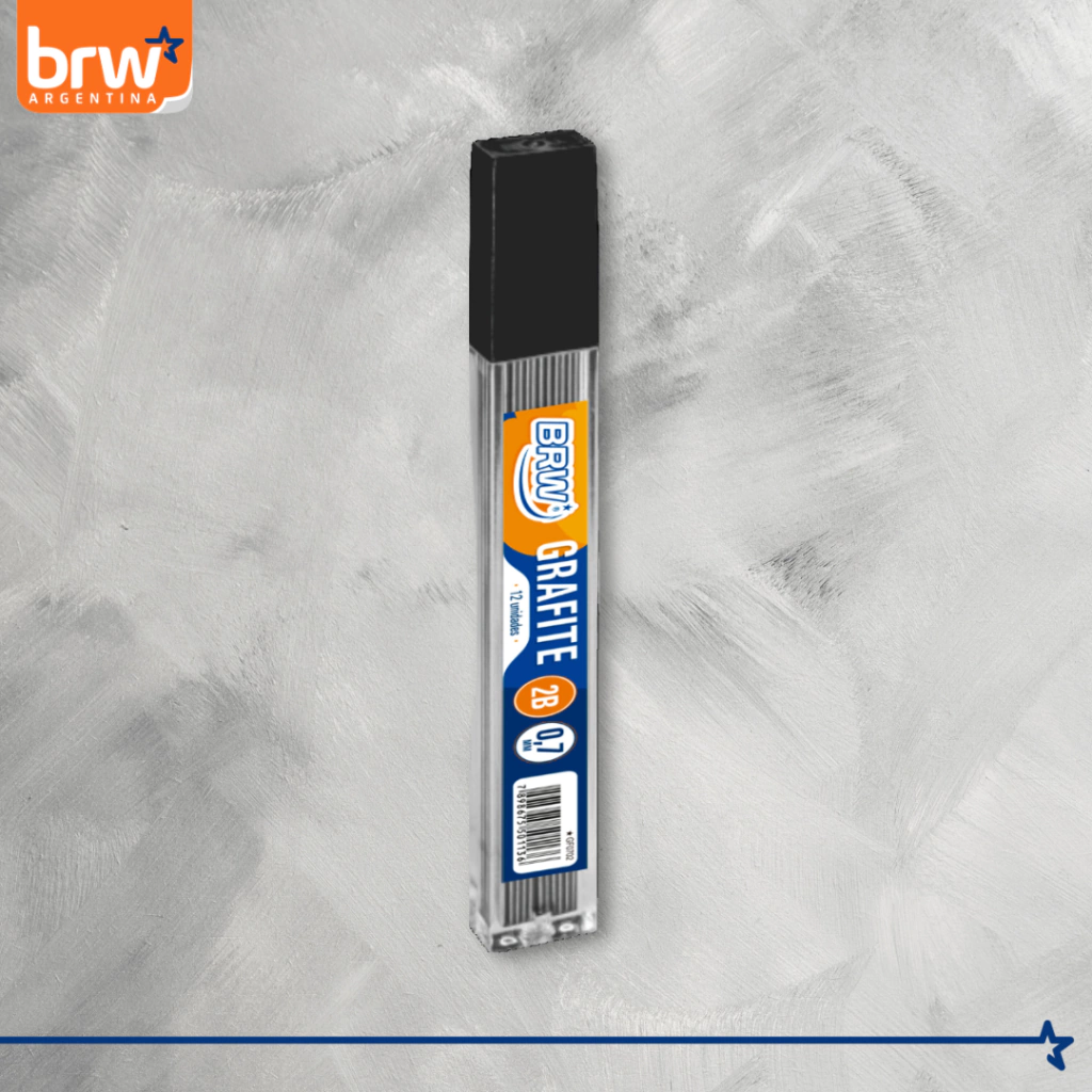 MINAS BRW 0.7mm 2B x 12 UNIDADES