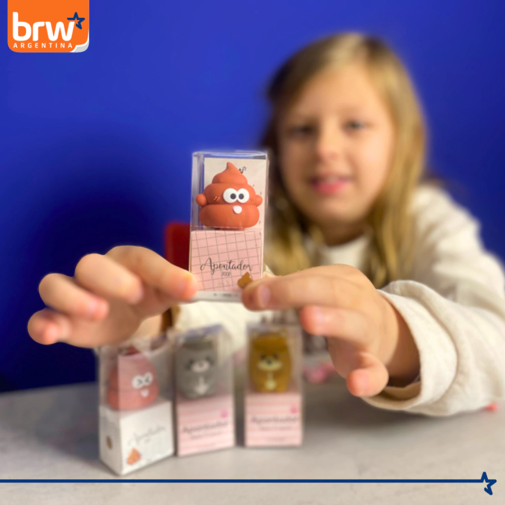 Sacapunta Con Formas " POOP " BRW 1 B0ca (Excelente Calidad) Caca